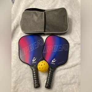 Lipbeat Pickleball Paddle Set with Bag. New, still wrapped in plastic